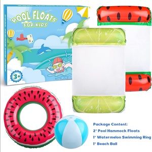 Pool Float Water Hammock, 4 -in -1 Multi-Purpose Floating Rafts